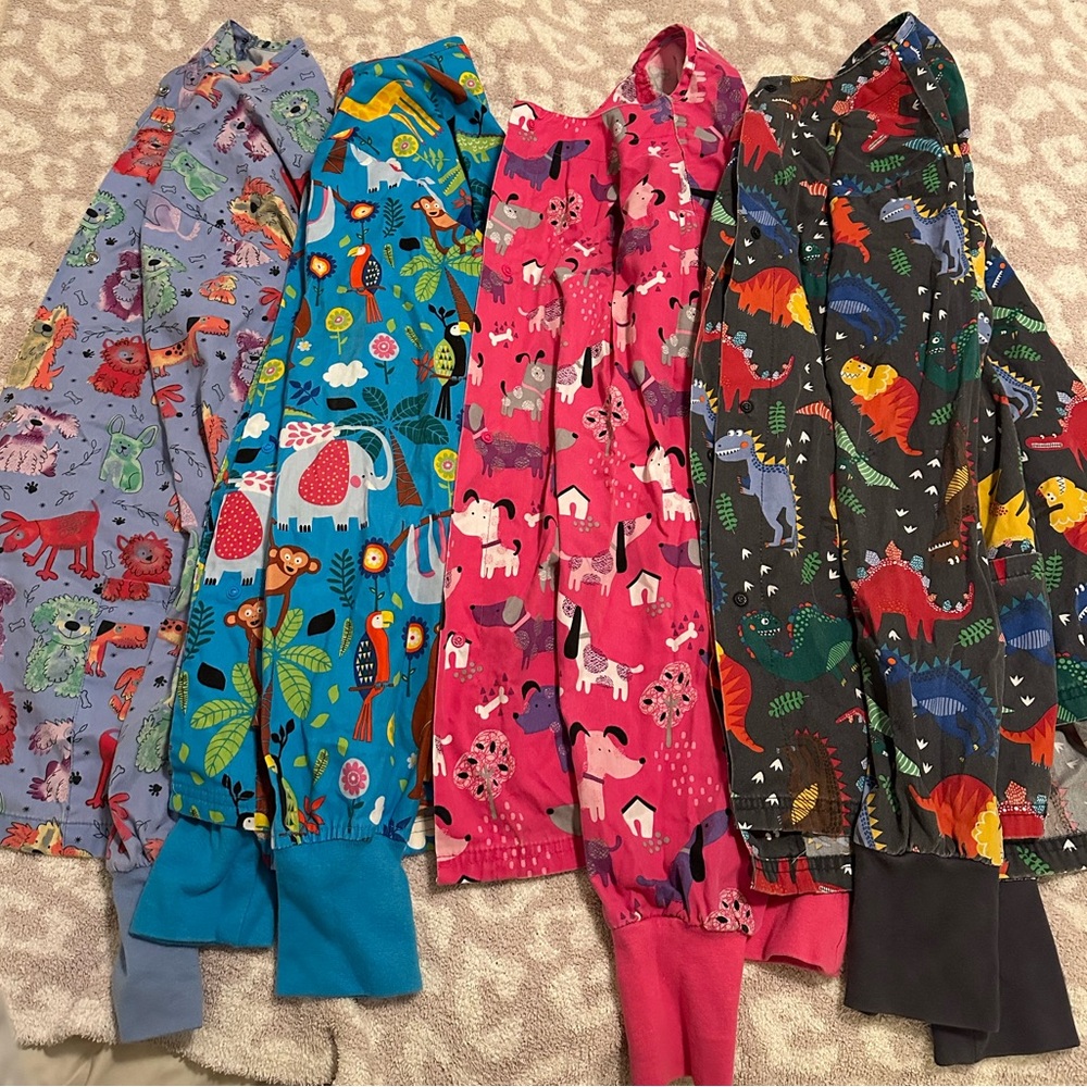 4 Printed Scrub Jackets